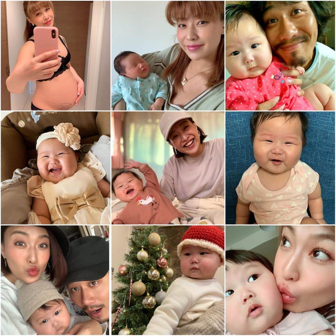 pukkeyのインスタグラム：「ありがとう2020年。 今年はいろんなことが変わった1年。 何もかもが👶🏻中心になりました。 今まで自分のためだけに 生きてきたけど1番が変わりました。 いい意味で新しい人生が始まりました🥰 今の私が好き😌 来年は新しいことに挑戦して もっと楽しい人生に していきたいと思います♥️ 2021年もどうぞよろしくお願いいたします🐄」