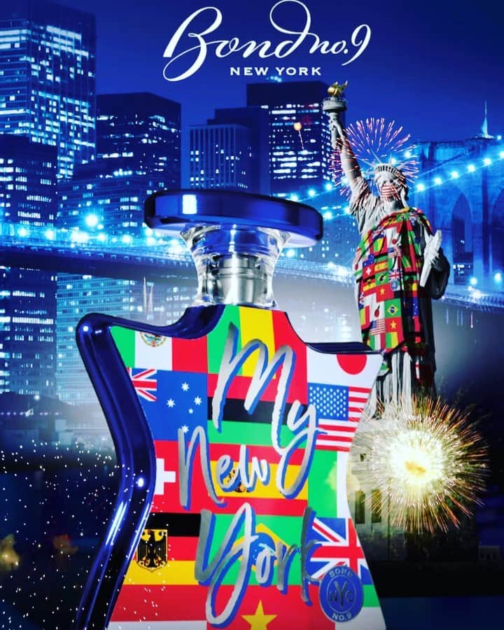 のインスタグラム：「Bond No. 9 and Laurice Rahmé wish you a peaceful New Year! We hope our fragrances made your 2020 a little brighter. We can’t wait to share what we have in store for next year. Here’s to an amazing 2021!」