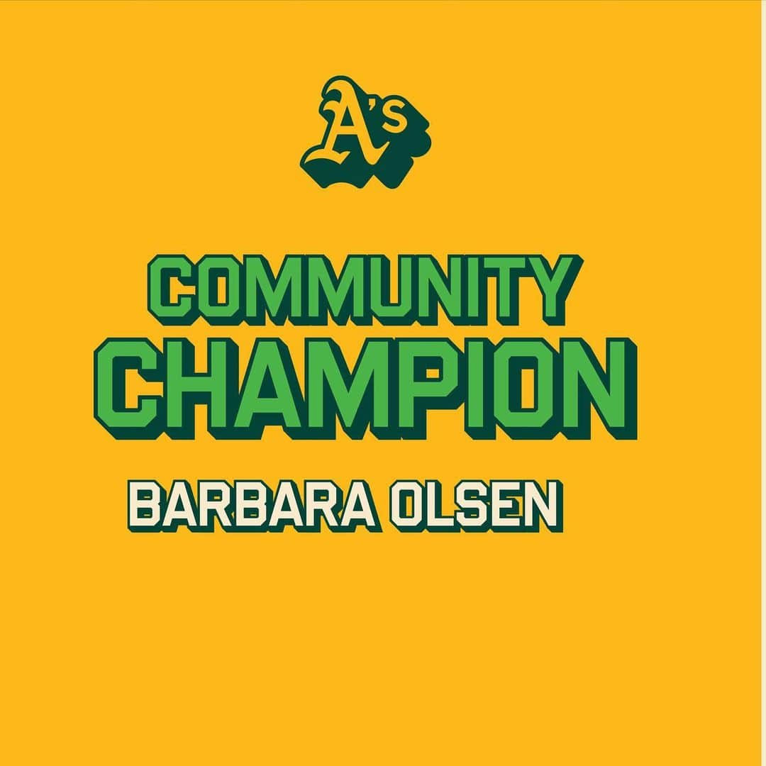 オークランド・アスレチックスさんのインスタグラム写真 - (オークランド・アスレチックスInstagram)「We tip our caps to our final 2020 Community Champion! Barbara Olsen has worked diligently over the last several years to provide much-needed school supplies to middle and high school students in the Bay Area. #RootedInOakland」1月1日 9時17分 - athletics