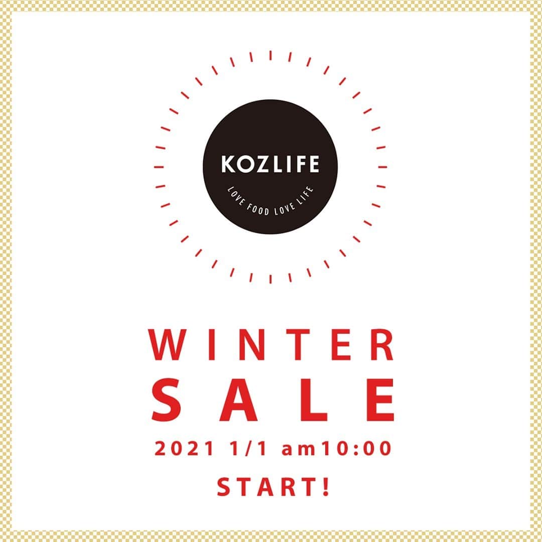KOZLIFEさんのインスタグラム写真 - (KOZLIFEInstagram)「＼＼KOZLIFE Winter Sale！／／ お待ちかねのWINTER SALE スタートいたします！！ セール限定アイテムから、掘り出し物まで。 どれも数が限られていますので、お早めに♪ 新年のお買い物をどうぞお楽しみください！  ※B級品セールはKOZLIFE本店のみでの開催です。 楽天店では開催しておりませんのでご注意ください。  【ご注意】 ・セール品は返品、交換はお受けしておりません。 ・商品によっては箱が無い物がございます。 ・ご注文頂いた商品の在庫数が少量及び注文が殺到した場合、 システム処理にタイムラグが生じ、欠品が発生する可能性がございます。 （その場合、ご注文内容の確認のためご連絡させていただきます。） 予めご了承ください。  ◎商品は当店トップページのバナーorプロフィールのURLからどうぞ。 ▶︎ @kozlife_tokyo  #KOZLIFE #kozlife_tokyo #LoveFoodLoveLife #instahome #SALE  #Interior #暮らし #北欧 #北欧インテリア #北欧雑貨 #インテリア #丁寧な暮らし #シンプルライフ #セール #ファームリビング  #セール #初売り #お得」1月1日 10時00分 - kozlife_tokyo
