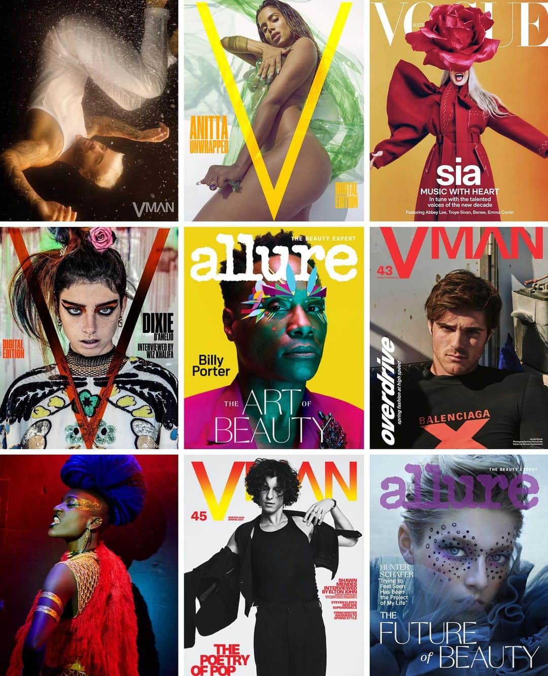 ニコラ・フォルミケッティのインスタグラム：「Even in this crazy time this year I got to meet and work with so many amazing people. Heres some of my favorite moments of 2020. Magazines are not dead 🤘🏼」