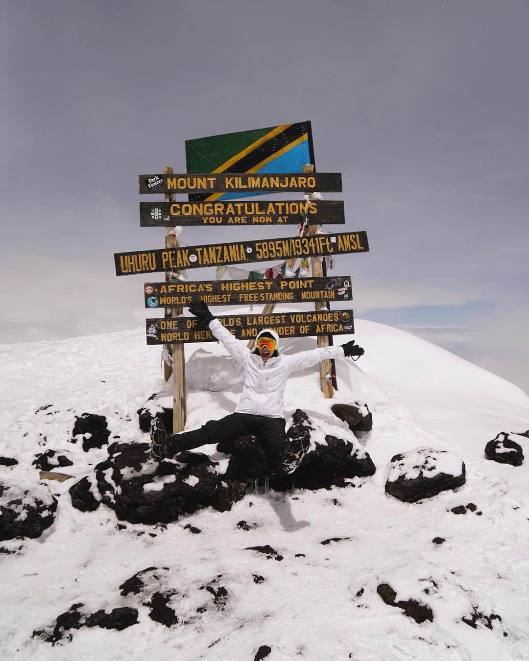ラライン・シャーのインスタグラム：「January 2020 when I thought climbing this mountain was going to be the toughest journey of the year. Rained everyday even though it was typically dry season.   Seperti yang saya prediksikan di slide terakhir... Judul filmnya “Derita tidada akhir” dan “Takdir itu kejam”. 🤣🤣  Unpredictability set the tone for January, but perseverance and faith pervades! #2020 #neverforgotten」