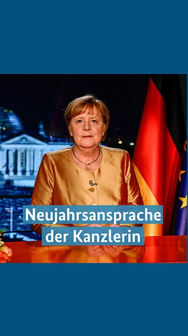 アンゲラ・メルケルのインスタグラム：「Nie in den letzten 15 Jahren haben wir alle das alte Jahr als so schwer empfunden - und nie haben wir trotz aller Sorgen und mancher Skepsis mit so viel Hoffnung dem neuen Jahr entgegengesehen, so Kanzlerin Merkel in ihrer Neujahrsansprache. . . . #Bundeskanzlerin #Kanzlerin #Merkel #Neujahrsansprache #2021 #Deutschland #Silvester #Neujahr #newyear」