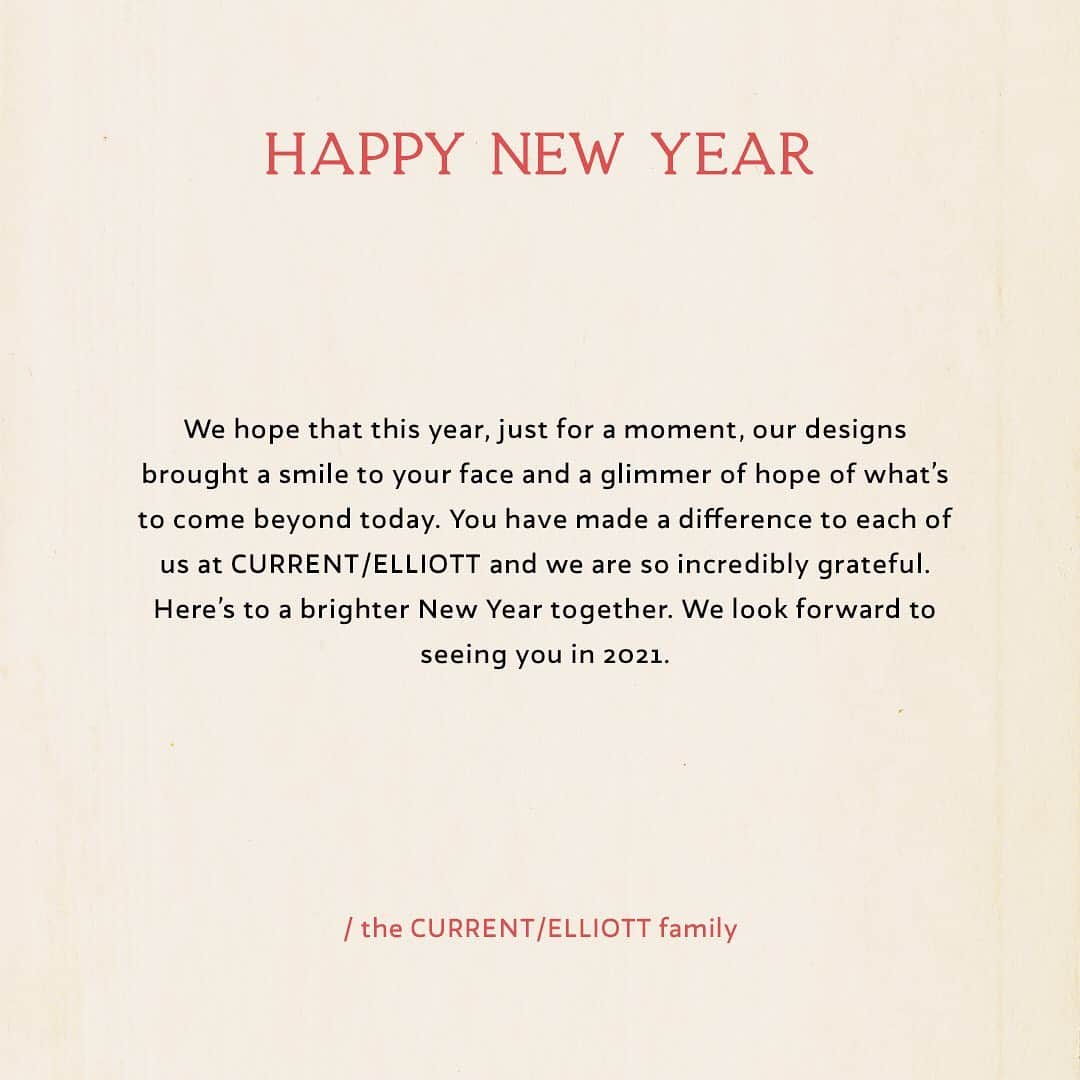 カレントエリオットさんのインスタグラム写真 - (カレントエリオットInstagram)「wishing you and your loved ones a safe and happy 2021! 🤍  #happynewyear #newyearseve #2021」1月1日 2時02分 - currentelliott