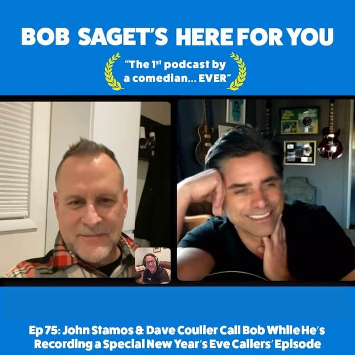 ボブ・サゲットのインスタグラム：「My brothers @johnstamos & @dcoulier surprise me on TODAY’S NEW Episode Titled: “John Stamos & Dave Coulier Call Bob While He’s Recording a Special New Year’s Eve Callers’ Episode.”  FOLLOW & LISTEN at:  https://spoti.fi/3n369Kq   @spotifypodcasts @Spotify @spotifyuk @spotifyaunz @spotifycanada @spotifymx @spotifysa @spotifysuomi @spotifyfrance @spotifyitaly @spotifysweden @spotifybrasil @spotifypoland @spotifyspain @spotifyasia @spotifyrussia @spotifyde @spotifyjp @spotifylatam @spotifyindia @spotifyargentina @spotifyarabia @spotifyksa @spotifynl @studio71us  @studio71uk @studio71fr @studio71it #comedypodcast #podcast」