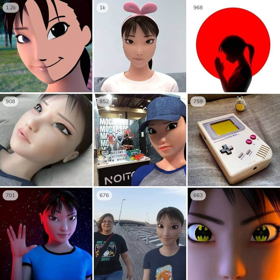Ami Yamato（ヤマトアミ）のインスタグラム：「Top nine posts of 2020. I had to double check the middle one as I couldn't believe there was a VidCon earlier THIS year! It was in February, 1 month before "you know what" reached the UK. . . .   #topnine #bestnine #top9 #top9of2020 #topnine2020 #best9 #youtubers #VidconLDN #vidcon #london #excel #nerdecrafter #grains #saltecrafter #batman #startrek #nintendo #gameboy #kizunaai #aichannel #vtuber #aichan #games」