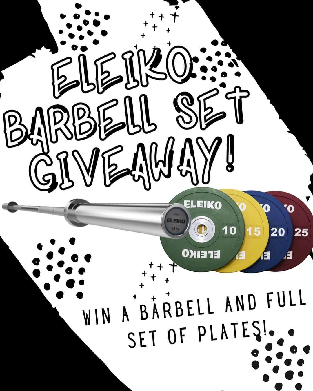 クリスティン・ポープさんのインスタグラム写真 - (クリスティン・ポープInstagram)「🔥 WIN A FULL ELEIKO BARBELL SET!! 🔥 Excited to finally announce my partnership with @eleikosport for our training program launch tomorrow!! My company @dynamicpursuit is giving away a new Eleiko barbell and plate set! The value is over $2,200 🤘🏼 The rules to enter are simple! In the month of January: 1. Purchase a subscription to my new training plan (2 entries!) 2. Make any purchase from my website store ((swipe to peep the new line!!)) Everything goes live tomorrow- 01/01/2021 💥Purchases on the first week of the launch will get you double entries!  . . . . No purchase necessary. No affiliation with Instagram. The official sweepstakes rules can be found on my website: dynamicpursuit.net」1月1日 3時59分 - kris10pope