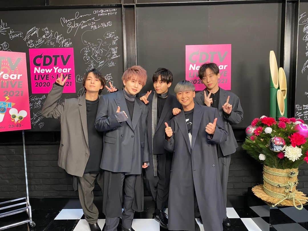 のインスタグラム：「*  TBS #CDTVライブライブ  年越しスペシャル 初出演 ありがとうございました！  2021年もDa-iCEを よろしくお願いします✨  @cdtv.tbs6  #Da_iCE  #CITRUS」