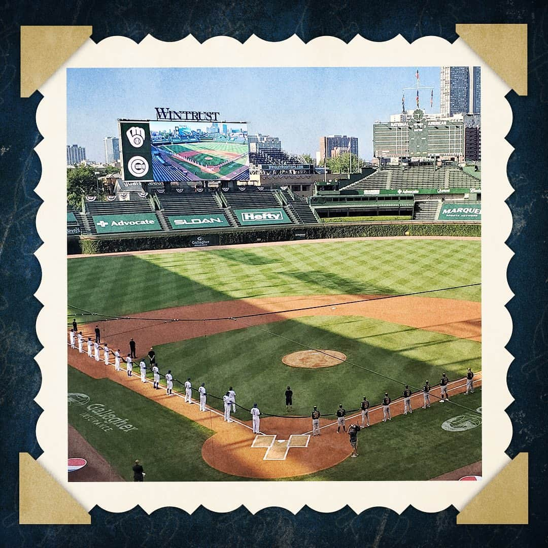 シカゴ・カブスさんのインスタグラム写真 - (シカゴ・カブスInstagram)「#CubsCollection: The 2020 Season. In a year unlike any other, we witnessed a baseball season unlike any other. After a shutdown due to the COVID-19 pandemic, baseball returned in July for a 60-game sprint and the Cubs were ready. The 2020 season saw breakout performances, big league debuts, career milestones, wacky walk-offs and a no-hitter to boot. The players became each other’s biggest fans, cheering for each other from the dugout. While nothing can compare to 40,000 faithful filling our historic ballpark, the players carried the spirit of Cubs fans throughout the entire season. They banded together to not only accomplish a winning season, but also used their collective voice to bring attention to social injustice, increase voter turnout and encourage proper protocols to slow the spread of COVID-19. They generously donated time, money and their voices to affect change in Chicago and beyond and support front line workers, all while delivering another National League Central Division Title. We look forward to the day we get to safely invite fans back to the Friendly Confines to enjoy the sunshine, fresh air and the team behind us. Let’s play two. Find more photos on Facebook.com/Cubs. 📸 @sgreenphoto & @darrengeorgia」1月1日 7時30分 - cubs