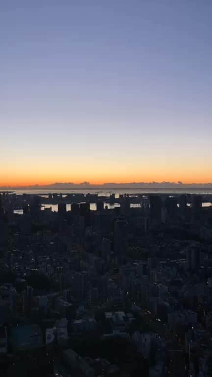 Tokyo City View 六本木ヒルズ展望台のインスタグラム：「#初日の出 #sunrise」