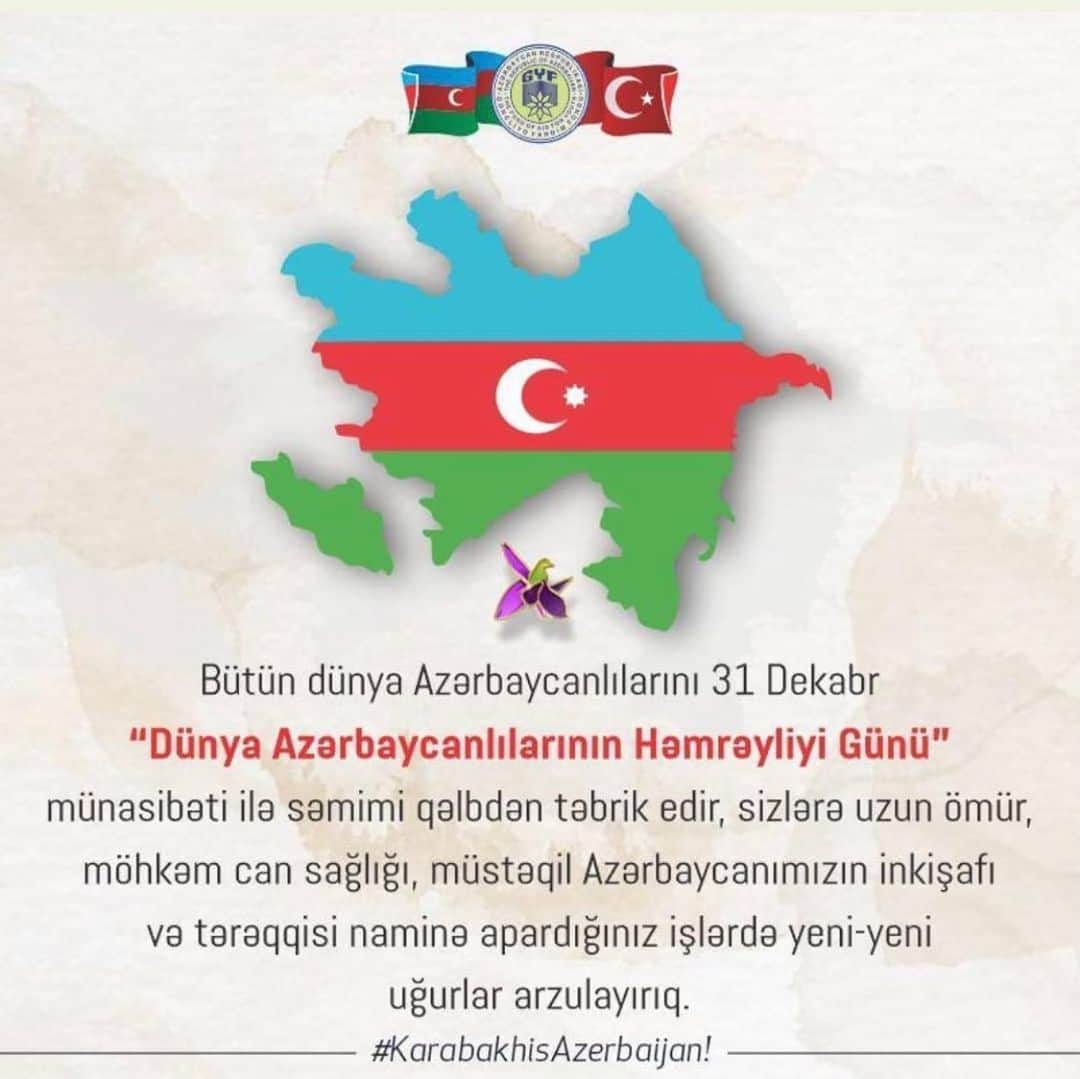 ポリーナ・ラヒモワさんのインスタグラム写真 - (ポリーナ・ラヒモワInstagram)「Today not only New Year but also very special day for Azerbaijan! Day of Solidarity of World Azerbaijanis !!! Congratulations all of us with great hollidays!!! Happy New Year my friends !!! Feliz Ano Novo!!! #azerbaijankarabakh #hermeylikgunumubarek #happynewyear #goodbye2020 #welcome2021 #coronagoaway #behappy」1月1日 7時59分 - polina_rahimova