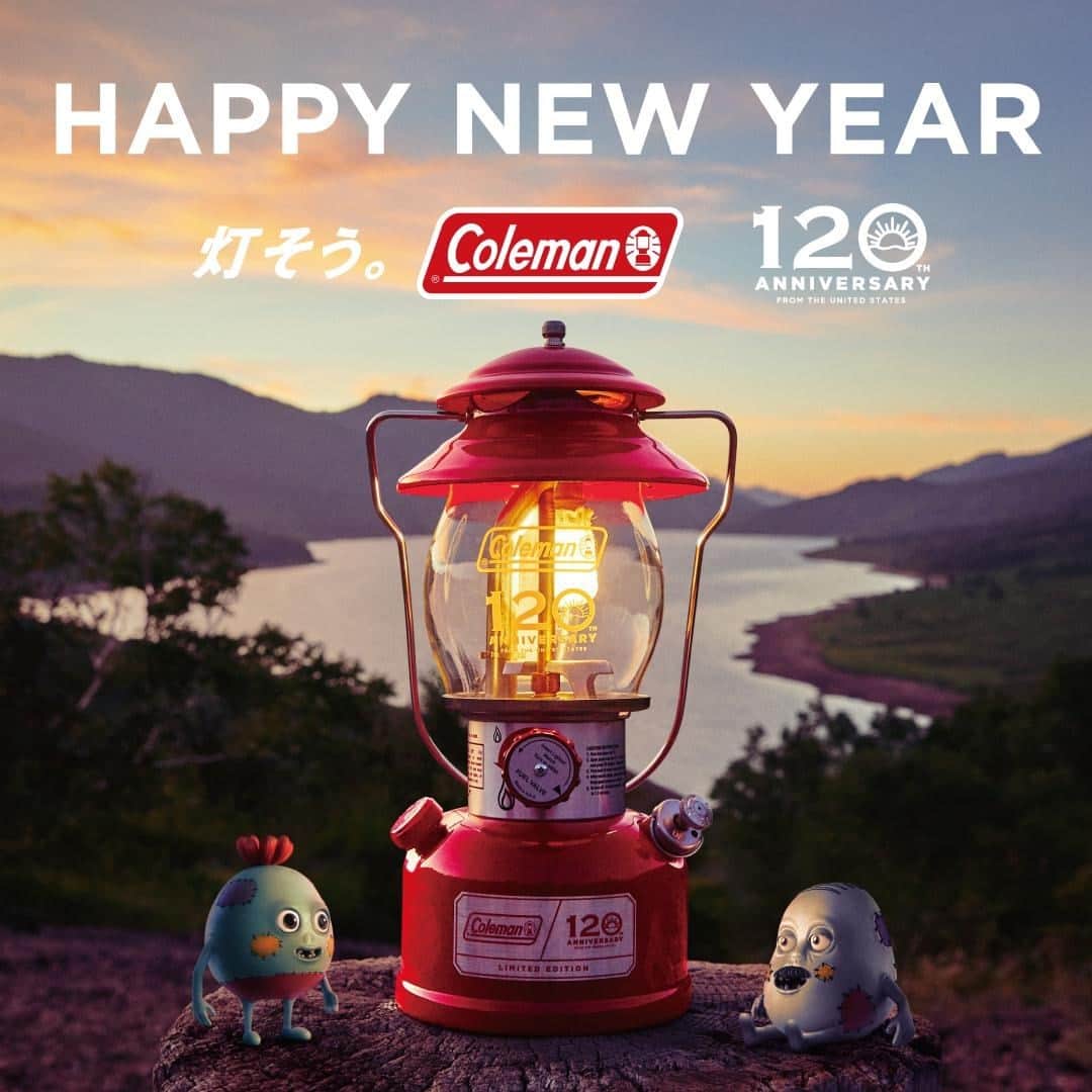 Coleman Japanのインスタグラム：「＼2021 HAPPY NEW YEAR🌅／  ・ あけましておめでとうございます。 新しい年が皆さまにとって素晴らしい年になりますように。 ・ コールマンは創業120周年を迎えました。 2021年のテーマは「色あせない愛で、未来を灯そう」。 ・ 120年先も愛されるプロダクトでつながりを灯し、人と自然を豊かにしていきます。未来のために、みんなのために。 ・ 本年もどうぞよろしくお願い申し上げます✨ ・ ・ ・ #灯そうColeman #灯そうコールマン #灯そう #Coleman #コールマン #Lantern #ランタン #Camp #キャンプ #Outdoor #アウトドア #ザコールマンズ #120周年 #120th #NEWYEAR #HAPPYNEWYEAR #2021年」