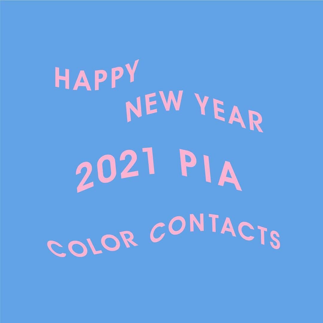PIA official Instagramのインスタグラム：「㊗️🎍2021 HAPPY NEW YEAR🎍㊗️ -PIA COLOR CONTACTS-」