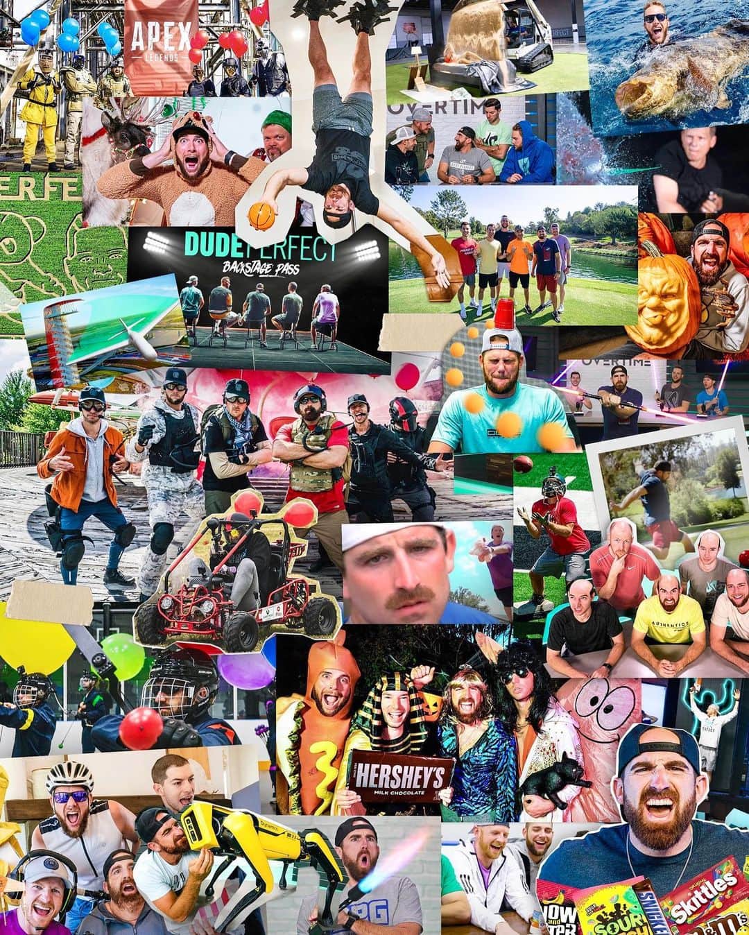 Dude Perfectのインスタグラム：「Peace outtt, 2020 ✌️ // THANK YOU for helping us make the best of a difficult year.  Here’s to bigger and better things in 2021! 🥳 #HappyNewYear」