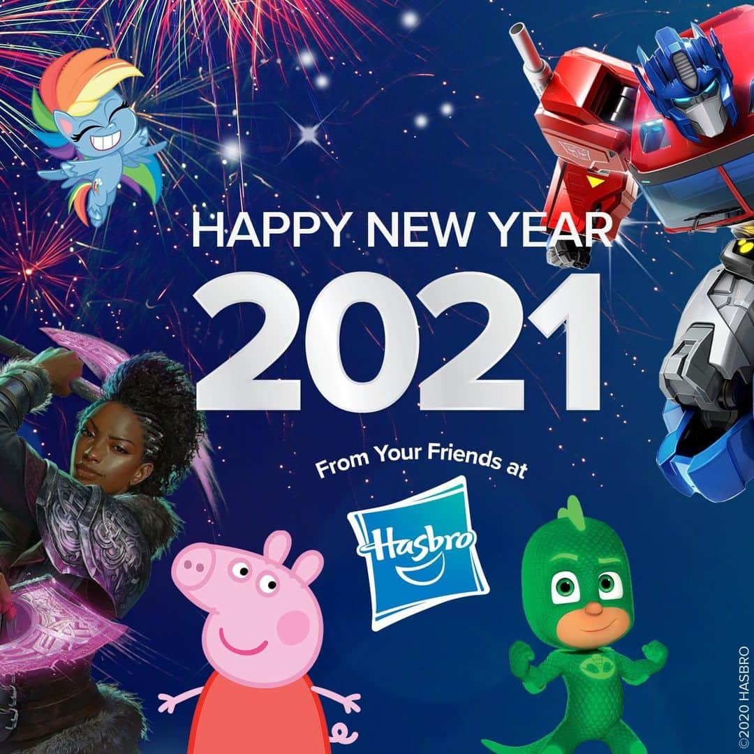 Hasbroさんのインスタグラム写真 - (HasbroInstagram)「May 2021 bring hope, joy and lots of fun! Happy New Year!」1月1日 14時00分 - hasbro