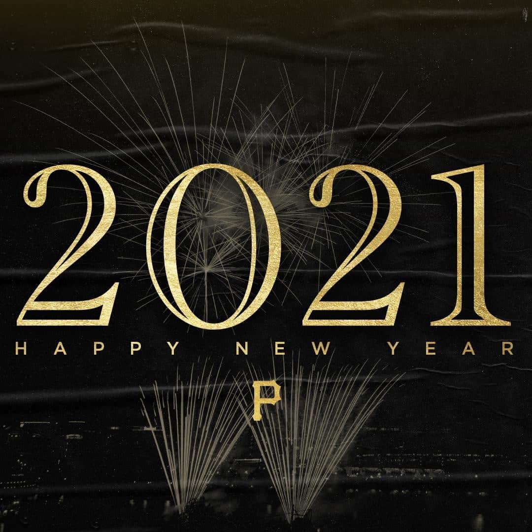 ピッツバーグ・パイレーツのインスタグラム：「Happy New Year from your Pittsburgh Pirates! 🎉」