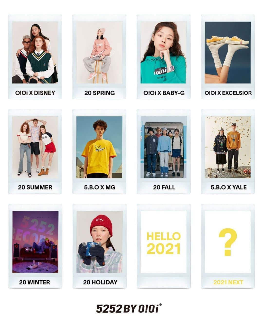 Second Brand Of O!Oiのインスタグラム：「HELLO 2021  작년 한 해 동안 5252 BY O!Oi에서 선보였던 컬렉션과 함께 신년을 맞이해보세요! 2021년의 행보에 대해서도 많은 관심과 기대 부탁드립니다.  새해 복 많이 받으세요 🐮  #5252byoioi #5252바이오아이오아이   52-52.co.kr」