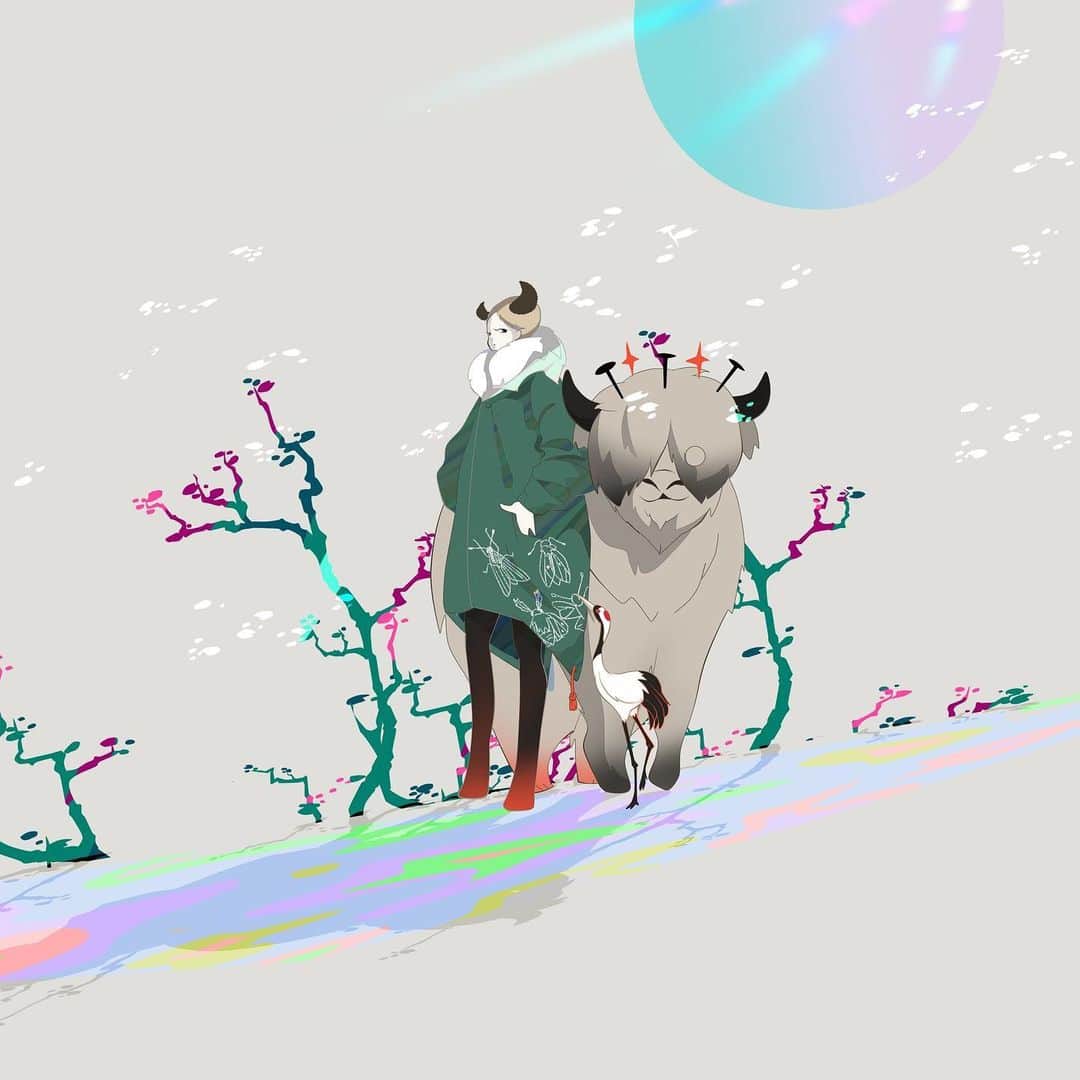 Kiyomi Aritakeのインスタグラム：「Happy New Year🐮 はろー2021！  今年は良い年になりますように🙇‍♀️🙇‍♀️ 皆様が健やかに過ごせますように！」