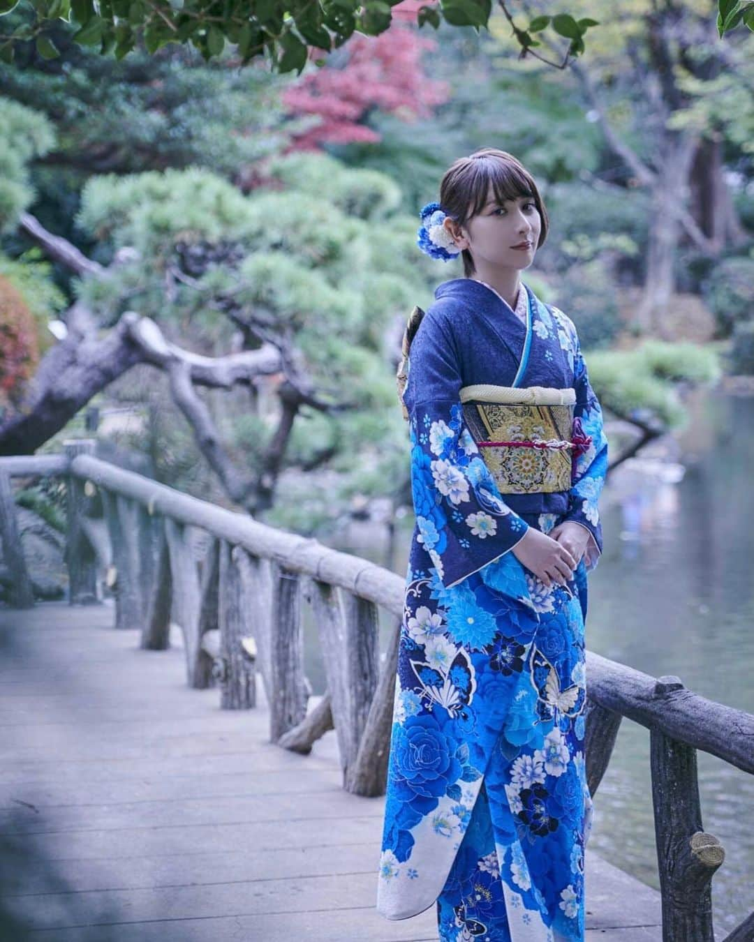 藍井エイルさんのインスタグラム写真 - (藍井エイルInstagram)「2021.1.1🦋  #藍井エイル  #eiraoi #着物 #kimono」1月1日 15時58分 - aoieir