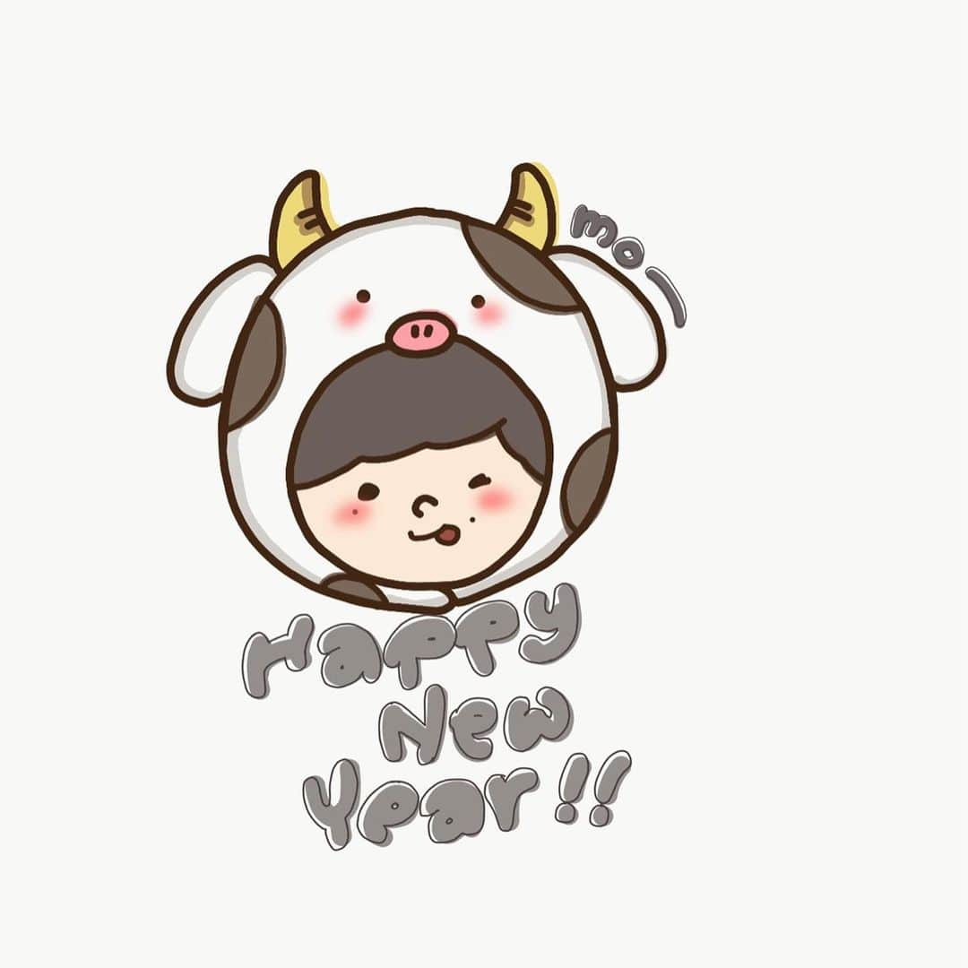 りゅうとさんのインスタグラム写真 - (りゅうとInstagram)「choco×🐮  あけましておめでとうございます。 今年もよろしくお願いします。」1月1日 15時56分 - 00_2610xo