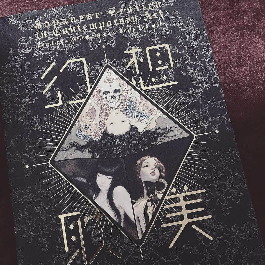 夜宵やむさんのインスタグラム写真 - (夜宵やむInstagram)「昔取り憑かれたようにずっと読んでいたアートブック、実家で発見して思わず持ち帰ってきた…胸が高鳴る…」1月1日 16時12分 - yamu_herosyn