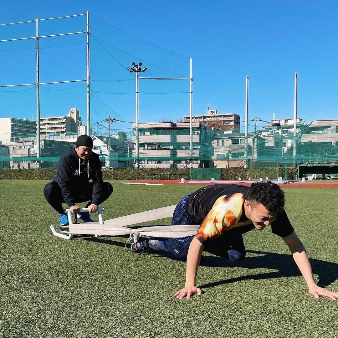 薮田和樹のインスタグラム：「2021.01.01 皆様、本年も宜しくお願い致します！ ひとまず新年1発目は最高の仲間と 最高のスタートを切ってきました(^^) ヤス、何から何までありがとう✨」