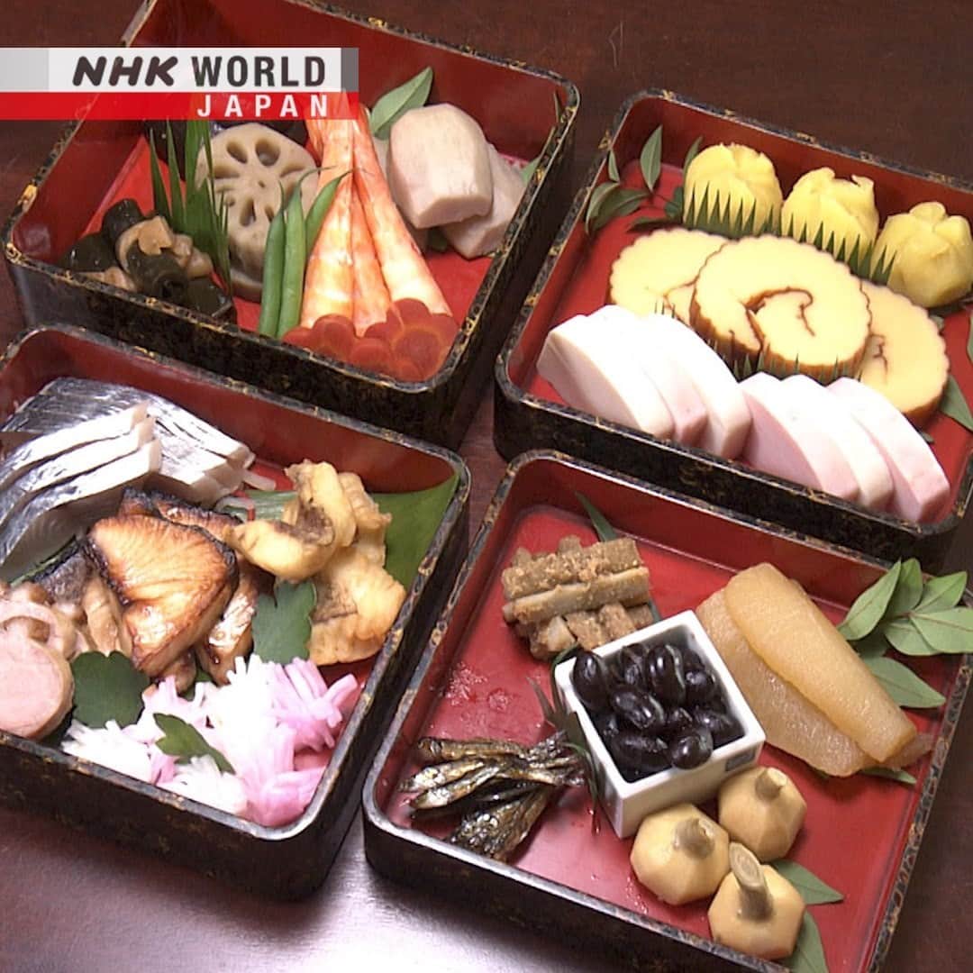 NHK「WORLD-JAPAN」さんのインスタグラム写真 - (NHK「WORLD-JAPAN」Instagram)「🎍On New Year’s Day in Japan, people traditionally eat a colorful array of food called osechi. It often comes in a multi-tiered set of boxes which represents repeated good fortune. 🍱 Do you have a New Year's Day tradition? . 👉Learn more about this interesting meal｜Watch｜Japanology Plus: Osechi - New Year's Food｜Free On Demand｜NHK WORLD-JAPAN website.👀 . 👉Tap the link in our bio for more on the latest from Japan. . . #osechi #おせち #newyear #happynewyear #newyearsday #japannewyear #japanesecuisine #japanesefood #japanesetradition #JapanologyPlus #PeterBarakan #japan #nhkworld #nhkworldjapan #nhk」1月1日 17時00分 - nhkworldjapan
