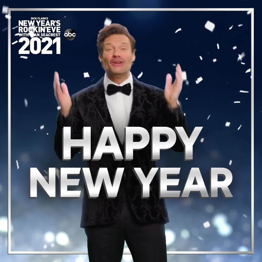 アメリカン・ブロードキャスティング・カンパニーのインスタグラム：「Goodbye 2020, Hello 2021! Happy New Year from ABC! 🎊」