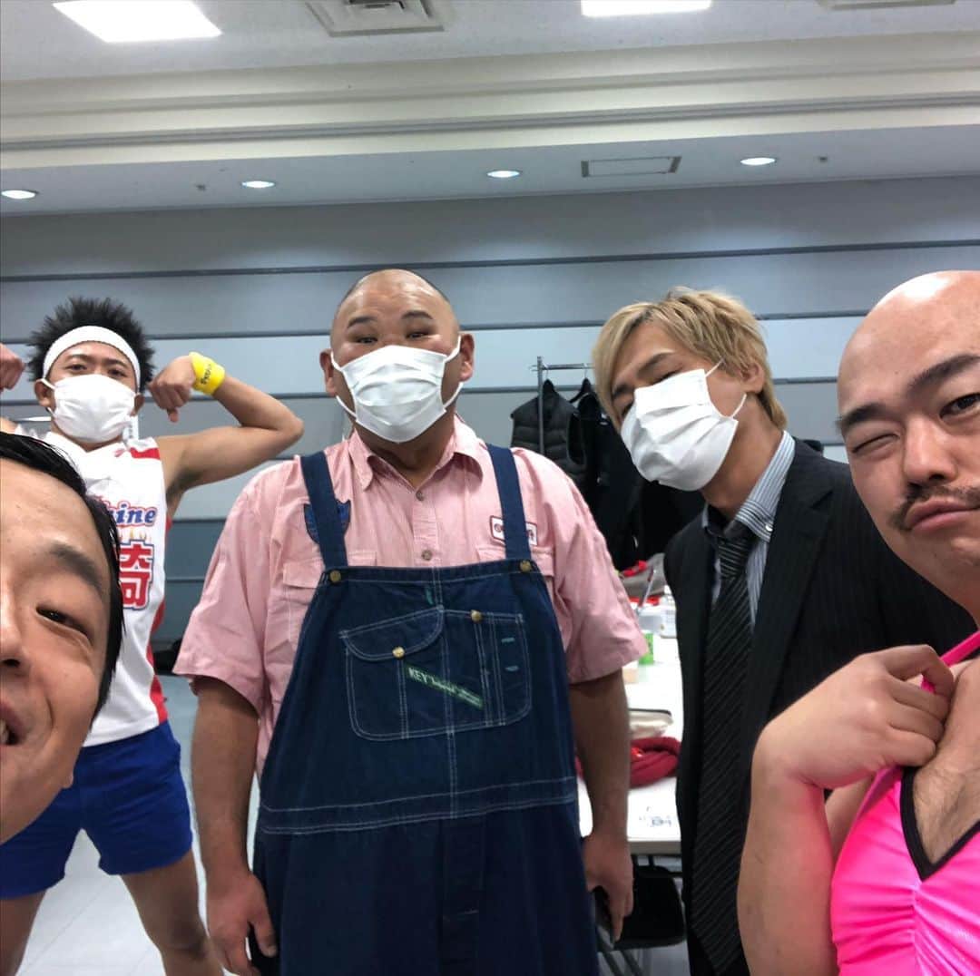 のインスタグラム：「＃ドリーム東西ネタ合戦　#安田大サーカス団長　#団長安田　#熊田曜子をイメージしてるようです  元日２１時からTBS」