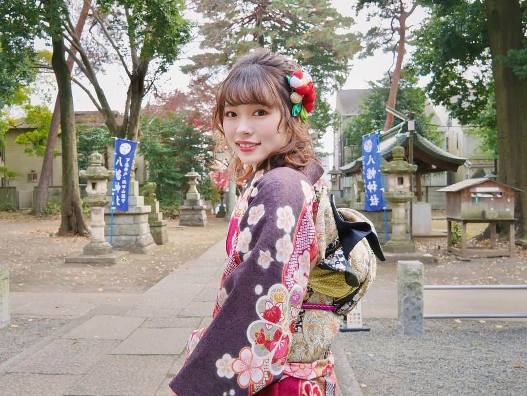 橋本紗奈さんのインスタグラム写真 - (橋本紗奈Instagram)「2021🐮 今年もよろしくね⛩🌅 . . . #2021 #2021年 #happynewyear #happynewyear2021 #あけましておめでとう #今年もよろしく #着物　#着物ヘア #着物レンタル #着物コーディネート #振袖　#振袖ヘア」1月1日 20時28分 - hashimoto_sana