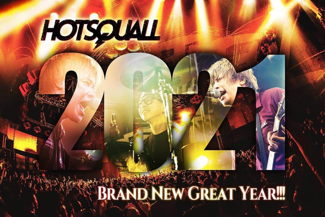 チフネシンゴのインスタグラム：「2021年 あけましておめでとうございます🌅  イヤなこと、悔しかったこと、 ぜんぶ笑い飛ばせるような最幸の年にしましょう！  本年もよろしくお願い申し上げます。  #初日の出 #早起きして見てきたYO #hotsquall #ホスコ #rock #punk #guitar」