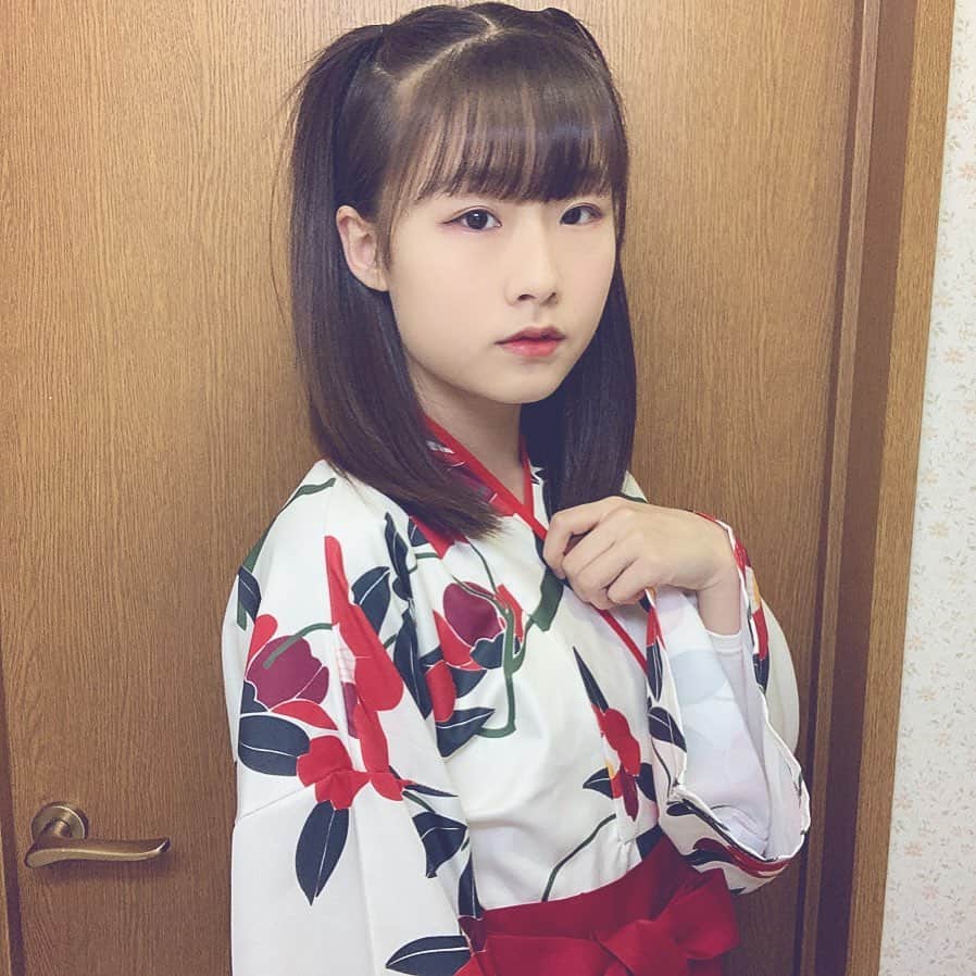 のインスタグラム：「インスタもあけおめです🍀﻿ ﻿ 🎍HAPPY🐴NEW🌅YEAR✨﻿ ﻿ #アプガ2 #アイドル #お正月 #和服 #コスプレ #ハーフツイン」