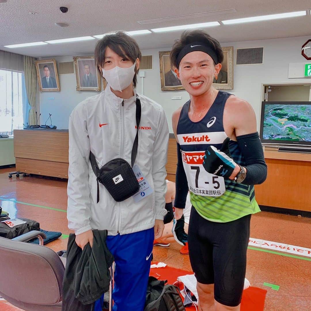 設楽悠太のインスタグラム：「あけおめ！！ 走りたかった！  #ニューイヤー駅伝」