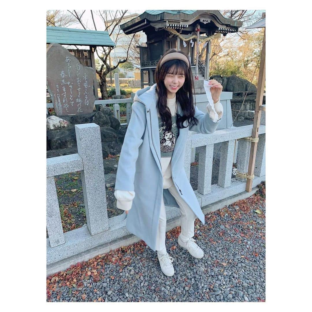 大森莉緒さんのインスタグラム写真 - (大森莉緒Instagram)「・ ・ 今年のおみくじの結果は、、、 「大吉」でした〜〜〜🥳㊗ ・ ・ Happyな一年になりそう🙈🌱 ・ ・ #大森莉緒 #おーりお #おりおんず #お正月 #2021 #初詣 #おみくじ #大吉 #静岡 #焼津神社 #shrine #instagood #instapic #instaphoto #good #happy #좋아요 #셀카 #셀카그램 #추억 #먹스타그램 #새해복많이받으세요 #새해」1月1日 21時48分 - rio.ohmori