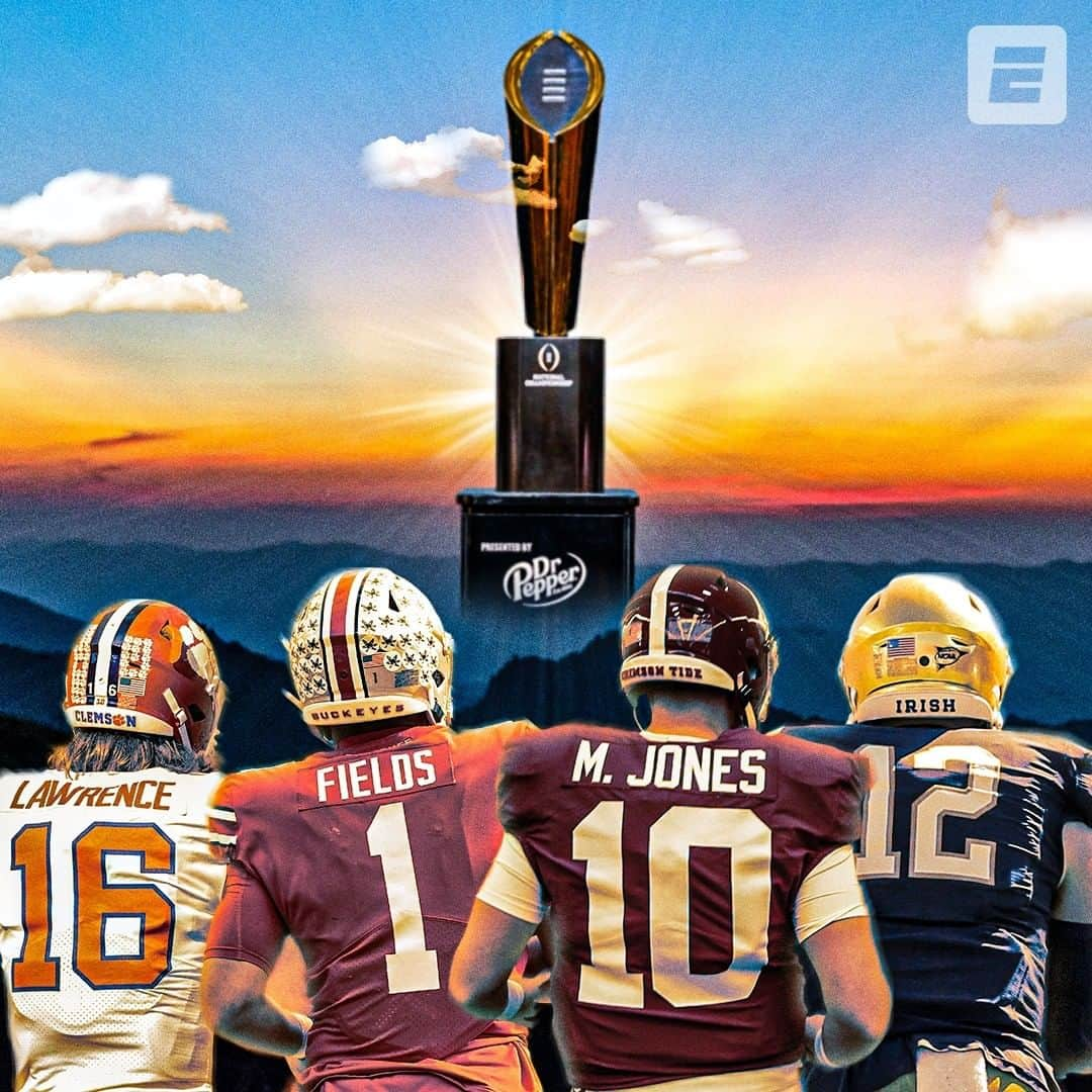 espnさんのインスタグラム写真 - (espnInstagram)「Four teams. One goal 🏆 #CFBPlayoff」1月1日 22時00分 - espn