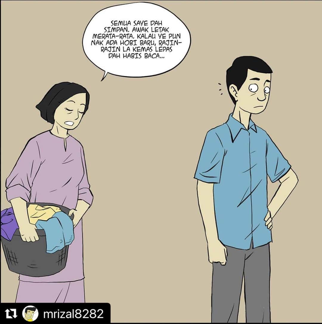 Koleksi Komik Malaysiaさんのインスタグラム写真 - (Koleksi Komik MalaysiaInstagram)「#Repost @mrizal8282 with @make_repost ・・・ KCA - Hobi Baru. Selamat Tahun Baru. Moga 2021 lebih baik dari 2020. . Follow #komikfitri . #komik #instakomik #komikbyrizal #komikmalaysia #gengkomik #sentap #lawak #hiburan #komiklakibini #komikpendek #komiklawak #stayathome #ohdrama #familidrama」1月1日 22時53分 - tokkmungg_exclusive