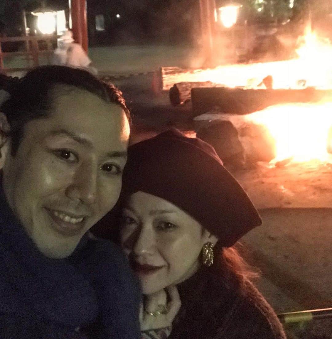 小林尊のインスタグラム：「元旦 5am ⛩🔥 Happy New Year!」