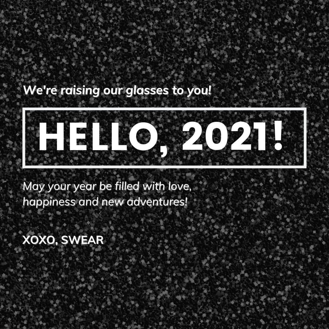 のインスタグラム：「Happy new dreams, new days, new desires, new ways. Happy New Year to all of you!💫 #swearlondon」