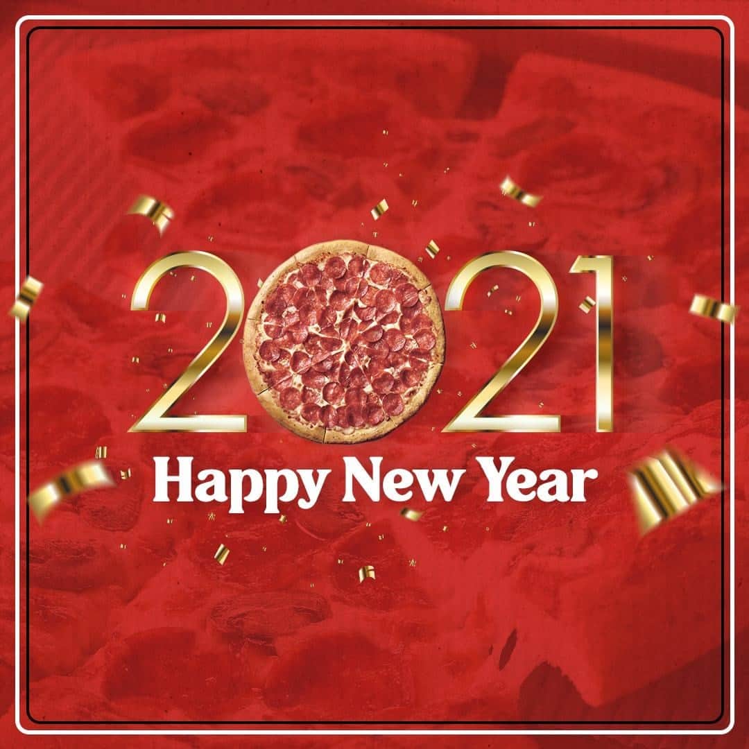 Pizza Hutのインスタグラム：「Welp, 2020 was certainly...something 😉. Tag that friend who's REALLY happy it's finally 2021!」