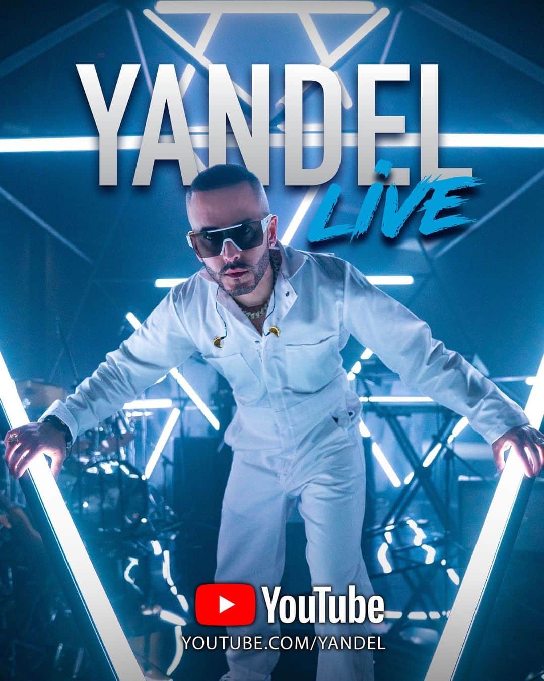 ヤンデルのインスタグラム：「¿Te perdiste mi concierto de anoche? Lo puedes ver en mi canal de Youtube totalmente gratis, así que dale para allá y no te lo pierdas! (Link en la biografía)」