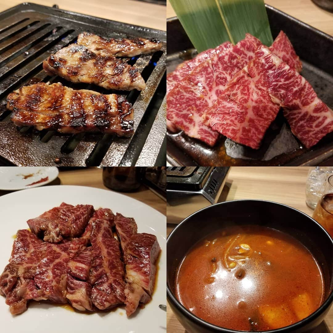 宇月田麻裕さんのインスタグラム写真 - (宇月田麻裕Instagram)「元旦から、#焼肉　 #黒毛和牛美味しい」1月2日 1時11分 - mahiro_utsukita