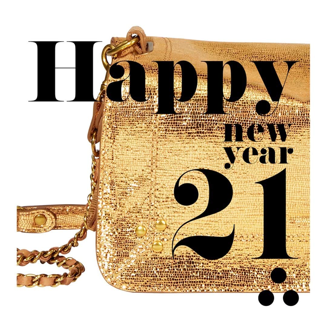 ジェロームドレイフュスのインスタグラム：「HAPPY NEW YEAR! Here's to brighter days in 2021! With love, Team Jerome Dreyfuss . . #jeromedreyfuss #happynewyear」