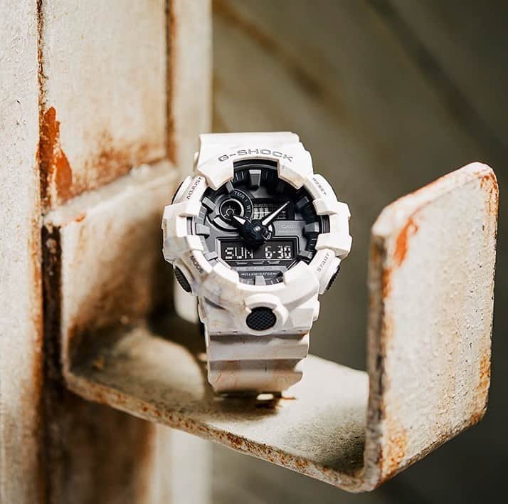 G-SHOCKさんのインスタグラム写真 - (G-SHOCKInstagram)「A fresh look for a fresher beginning. Start 2021 with style strong as stone. #GSHOCKmarble」1月2日 2時09分 - gshock_us