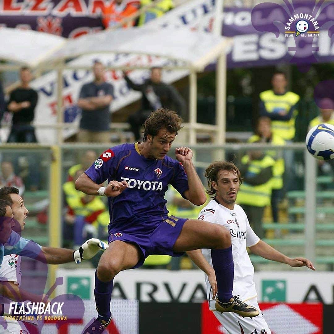 ACFフィオレンティーナさんのインスタグラム写真 - (ACFフィオレンティーナInstagram)「FLASHBACK  🎞️   🆚 Bologna 📅 2008 ⚜️ Gilardino    Powered by @gelatisammontana 🍦  #ForzaViola 💜 #Fiorentina」1月2日 2時30分 - acffiorentina