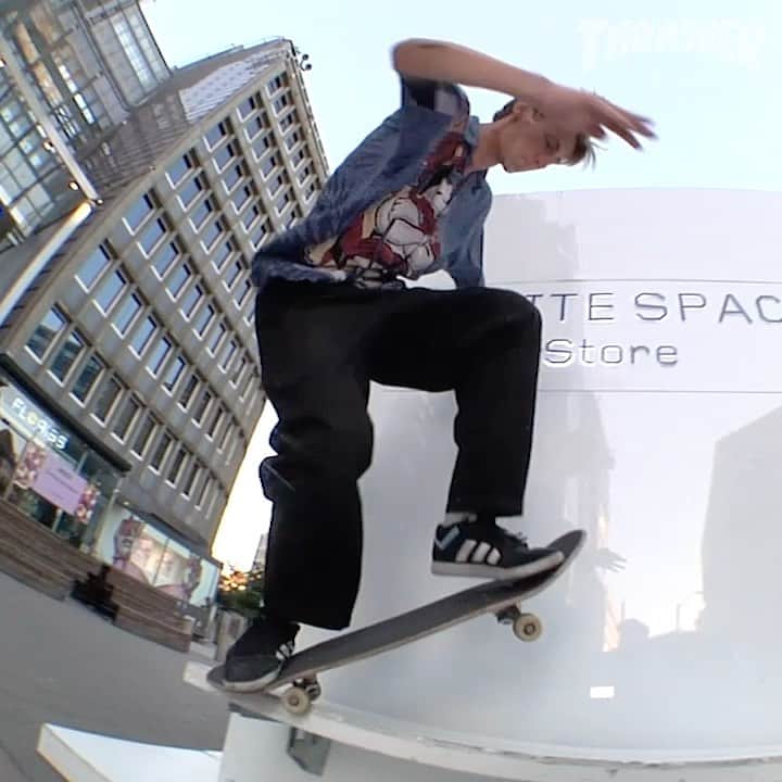 スラッシャーのインスタグラム：「👉🏾 @wknd_skateboards ‘Scandinavian Infrastructure’ is LIVE on ThrasherMagazine.com 📡」