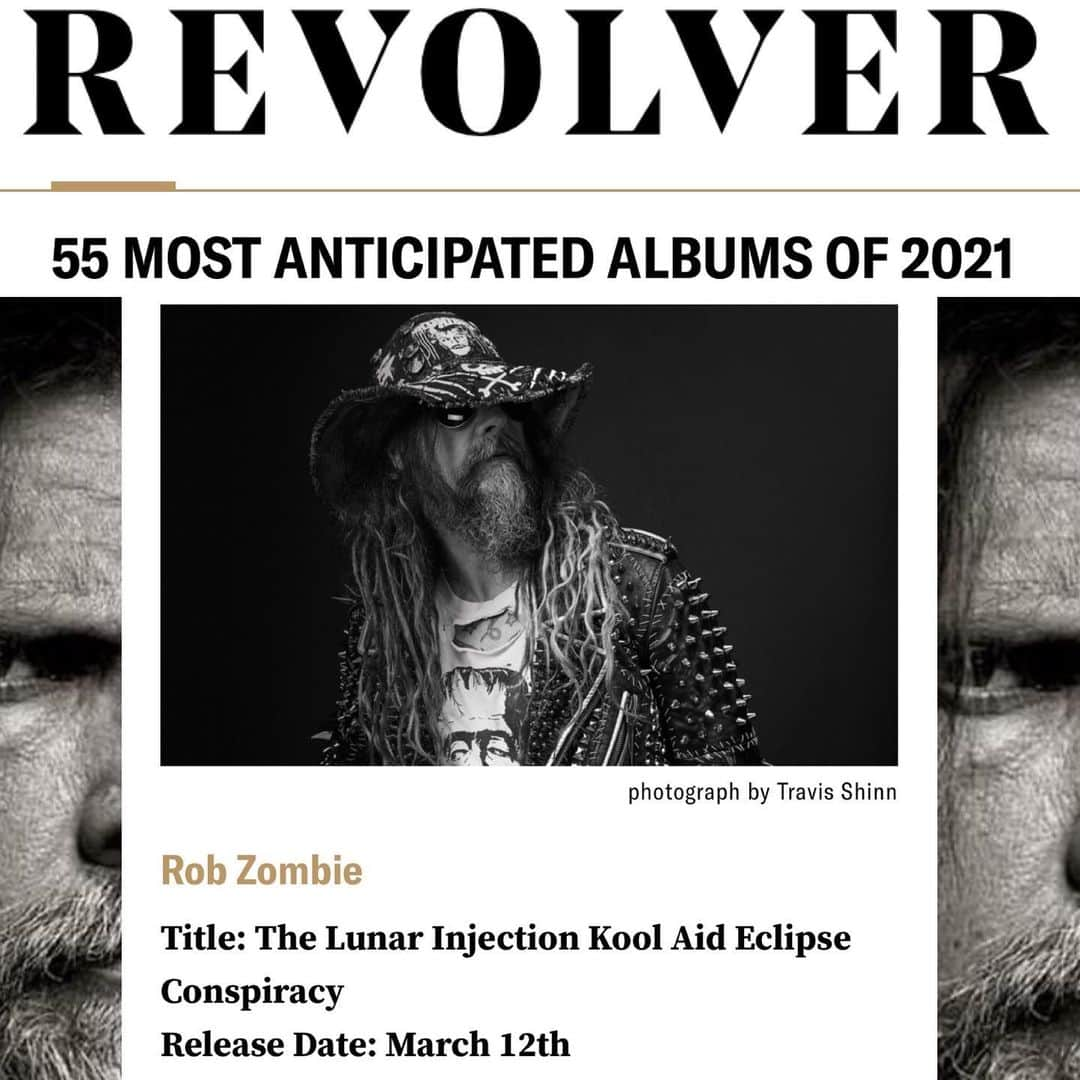 ロブ・ゾンビさんのインスタグラム写真 - (ロブ・ゾンビInstagram)「Soon. #robzombie #thelunarinjectionkoolaideclipseconspiracy」1月2日 6時07分 - robzombieofficial