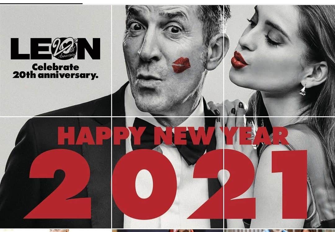 パンツェッタ・ジローラモのインスタグラム：「Thankyou #leon #thanks to everyone who works to make this #wonderful #magazine #happynewyear2021 #」