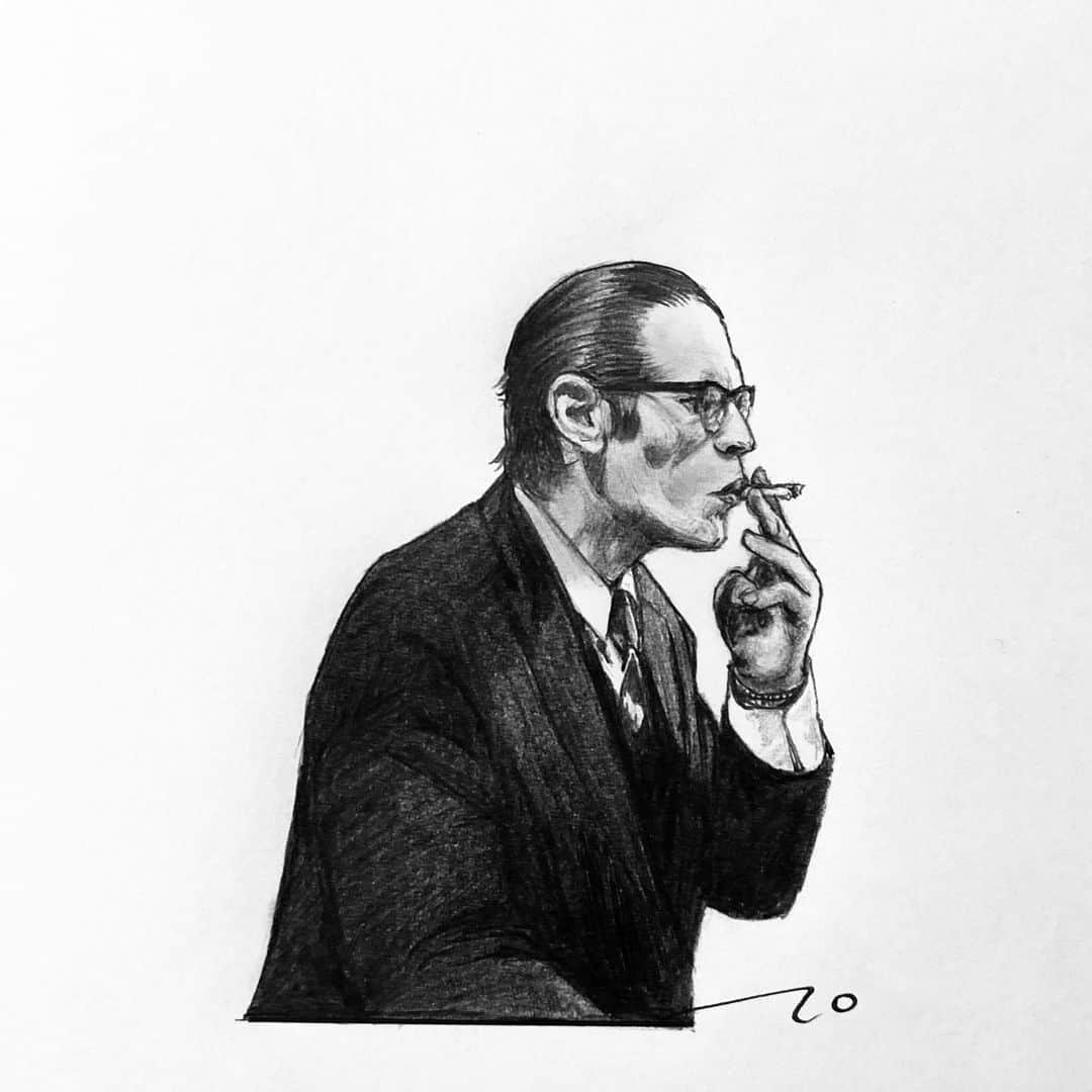 逢坂庵さんのインスタグラム写真 - (逢坂庵Instagram)「sketch0102 ・ ・ #jazz #jazzart #billevans #jazzpiano #piano #pencilart #portrait #portraitsketch #monochrome #artwork #illustration #illustragram #ジャズ #ビルエヴァンス #ピアノ #ピアニスト #鉛筆画 #人物画 #素描 #イラスト #イラストグラム #モノクロイラスト #ジャズ好きな人と繋がりたい #waltsfordebby」1月2日 7時25分 - ohzaka_an