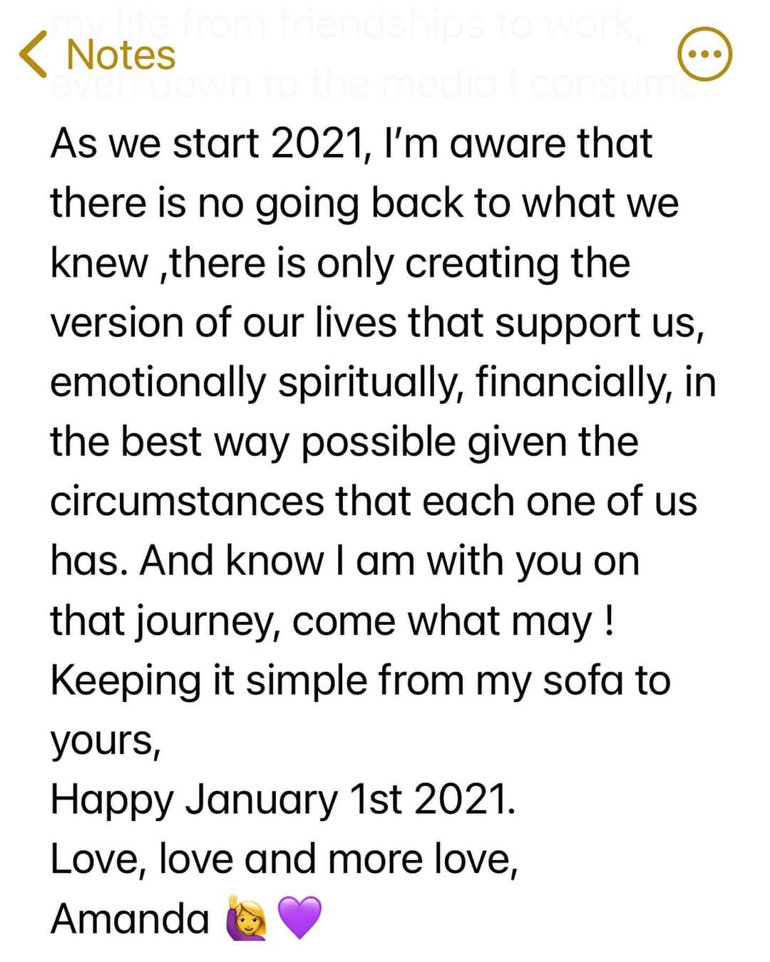 アマンダ・デ・カディネットさんのインスタグラム写真 - (アマンダ・デ・カディネットInstagram)「Keeping it simple friends, this is the best I’ve got for today, January 1 st 2021 . #Onwards」1月2日 7時52分 - amandadecadenet