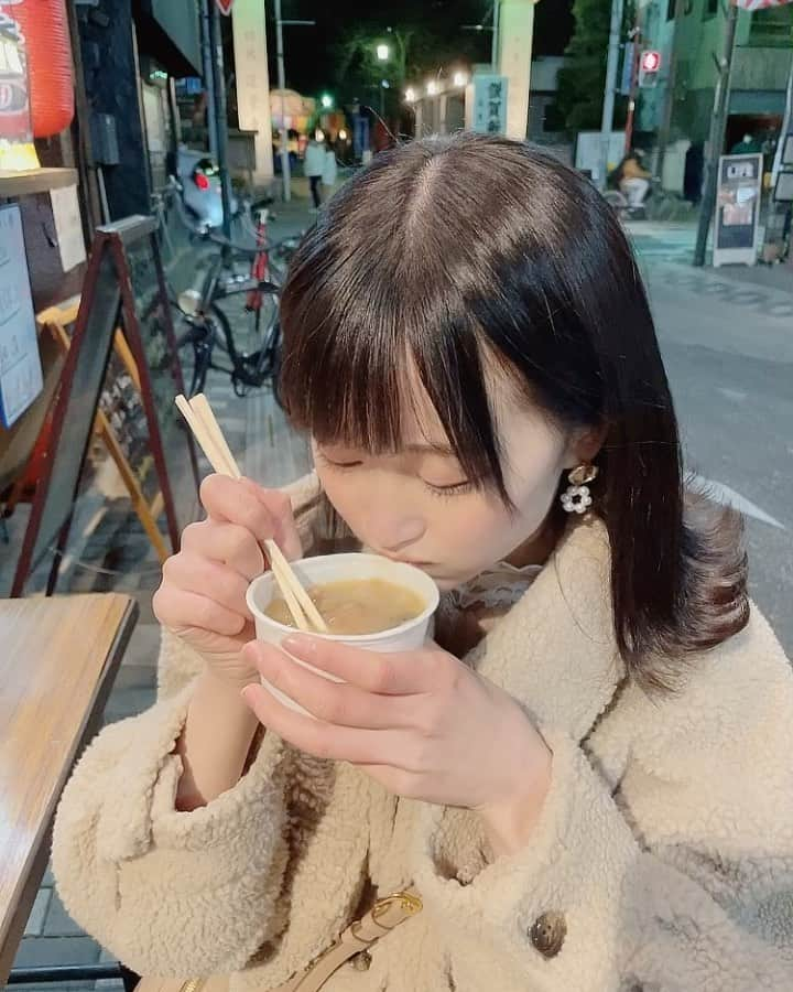 宮花もものインスタグラム：「.﻿ ﻿ ﻿ ﻿ ふーふーももちゃん﻿ ﻿ ﻿ ﻿ #宮花もも #みやももちゃん #アイドル﻿ #あけおめ #あけましておめでとう﻿ #happynewyear #2021 #新年﻿ #彼女感 #彼女とデートなう﻿ #彼女とデートなうに使っていいよ﻿ #小江戸 #川越 #川越観光 #小江戸ビール﻿ #外ハネ #ミディアムヘア #黒髪 #もつ煮込み﻿ #もぐもぐ動画 #もぐもぐタイム﻿ #japaneseidol #japanesegirl #l4l」